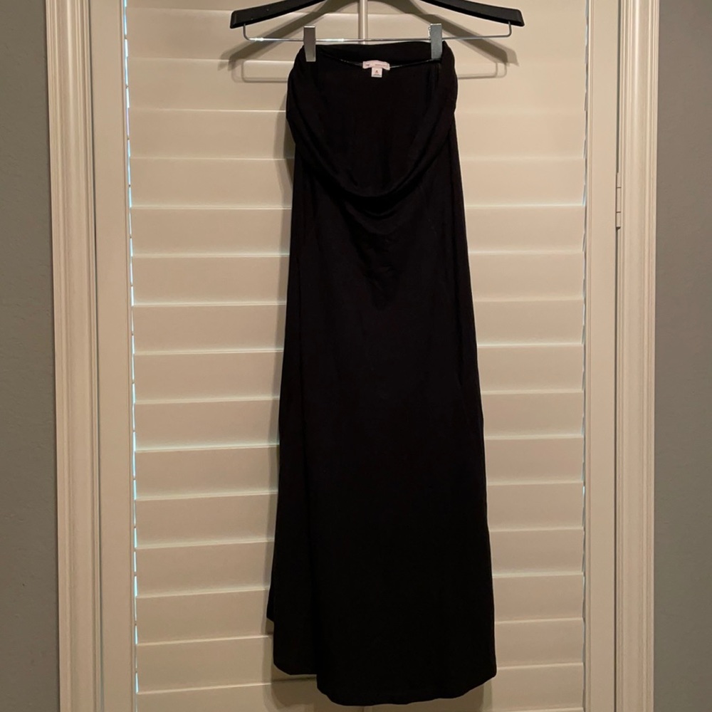 Black GAP Strapless Dress